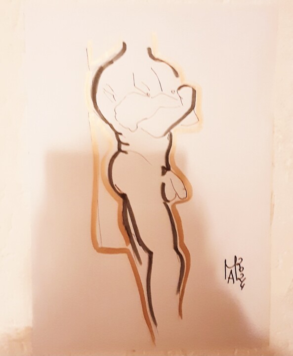 Mascolo 绘画, 16.5x11.4 in