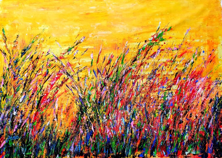 Wild nature 绘画, 39.4x55.1 in
