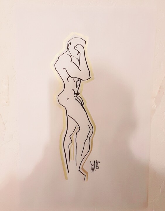 Pensami 绘画, 23.2x15.4 in