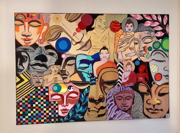 Budda secondo volume 绘画, 27.6x39.4 in