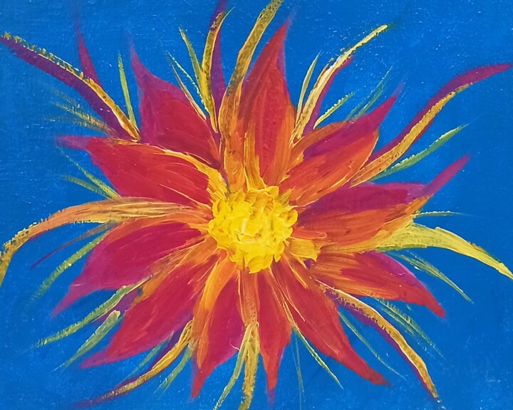 Flower of happiness 绘画, 7.9x9.8 in