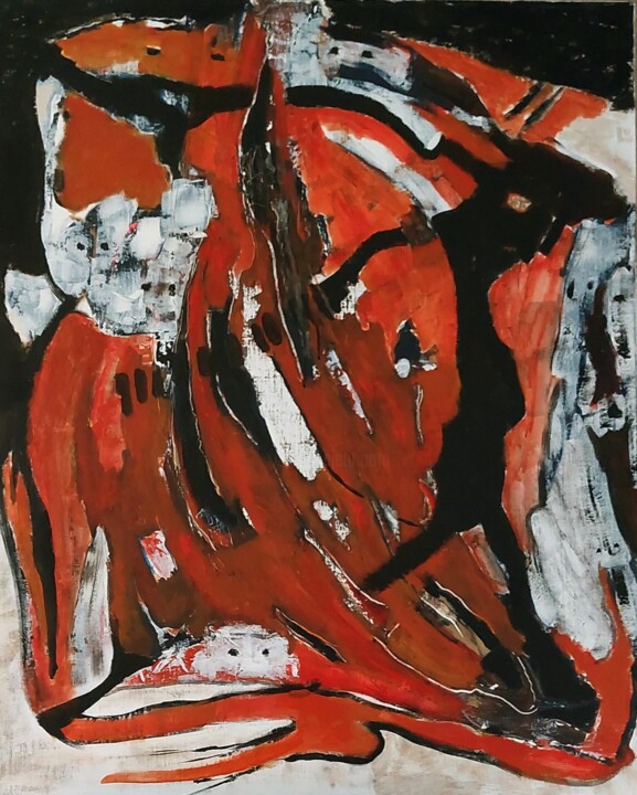 Terreur 绘画, 39.4x31.5 in