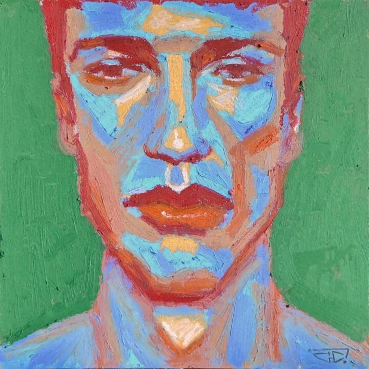 Le contraire m'aurait étonné 绘画, 7.9x7.9 in