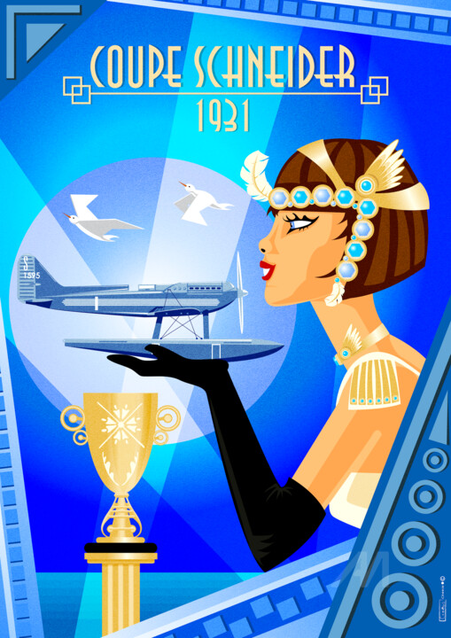 coupe schneider 数字艺术