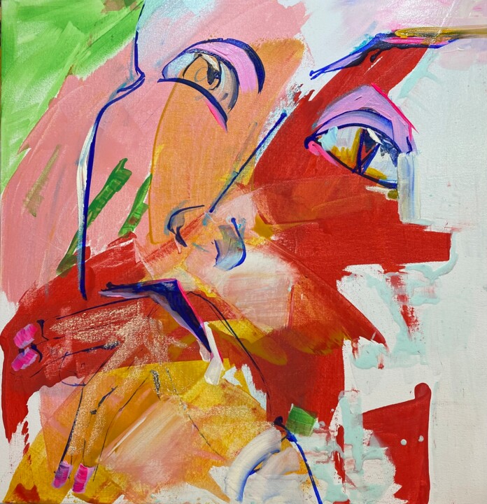 绘画,  19.7x19.7 in 