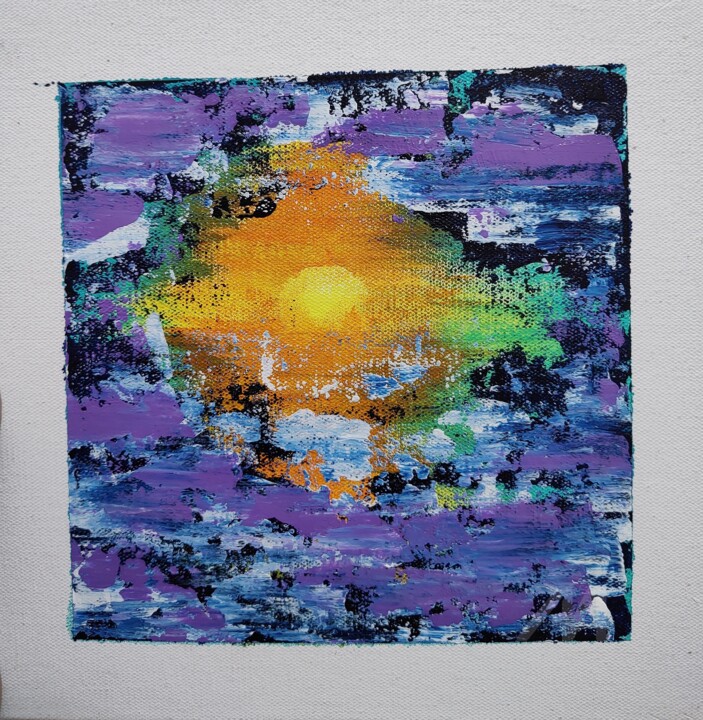 "Solange" 绘画, 8x8 in