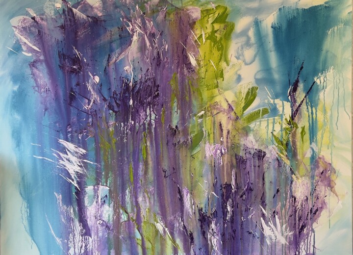 "Patience 2022" (32" x 42") - Acrylic art 绘画, 30x40 in
