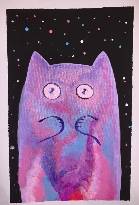 Космокот 絵画, 11.8x8.3 in