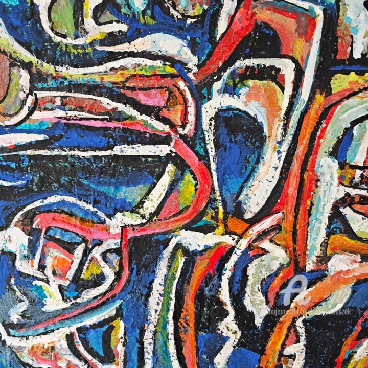 Artwork's surface or texture