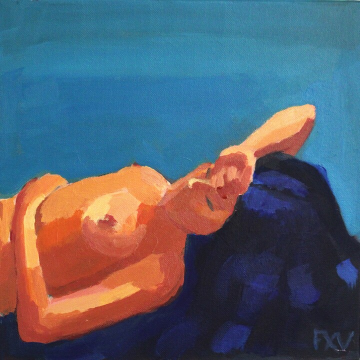 Sieste 绘画, 11.8x11.8 in