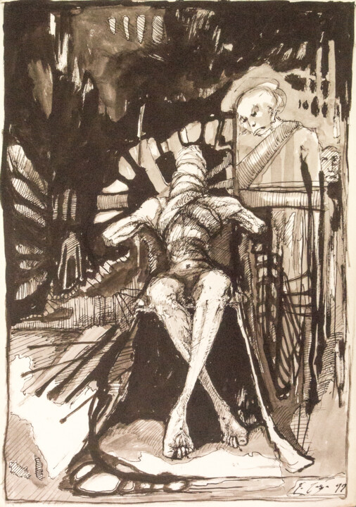 "On" 图画, 11.4x8.3 in