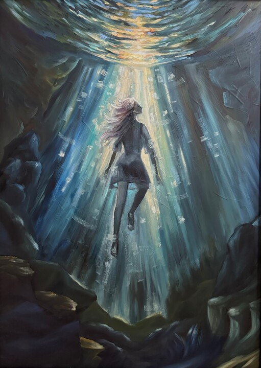 Up! 绘画, 27.6x19.7 in