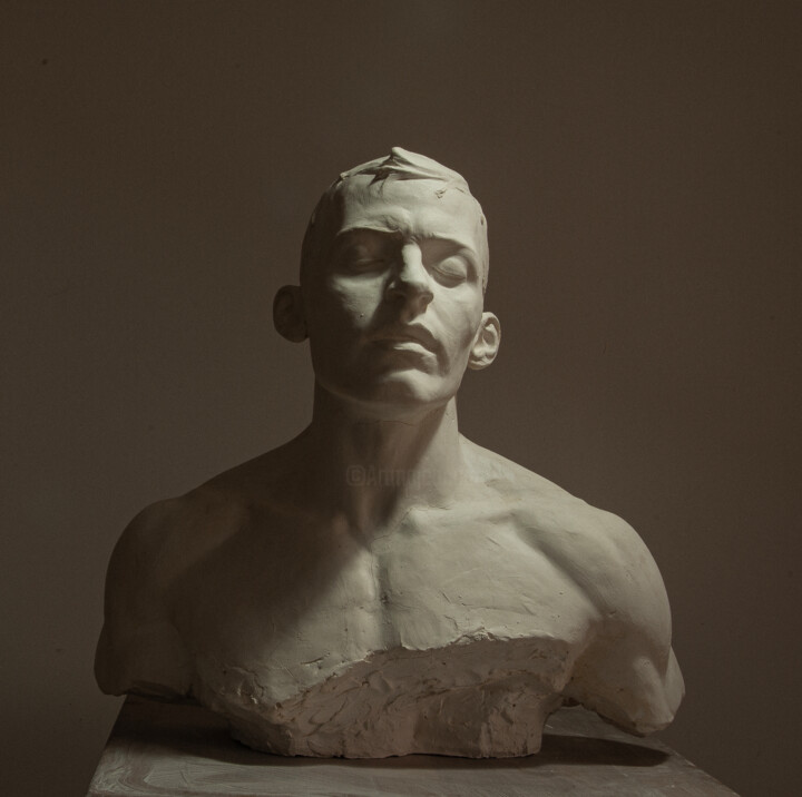 雕塑,  16.5x15 in 