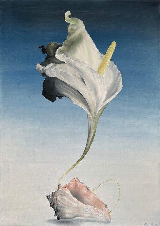 Cloud Flower 绘画, 27.6x19.7 in