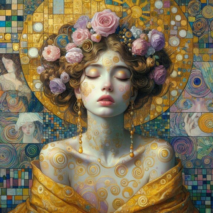 Rose: Ode to Femininity 数字艺术