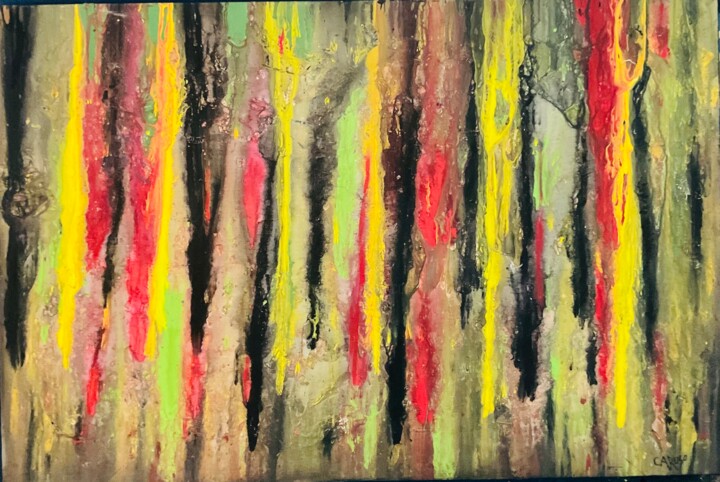 Unit #1062 “Wintery Snoqualmie Falls” 绘画, 24x36 in