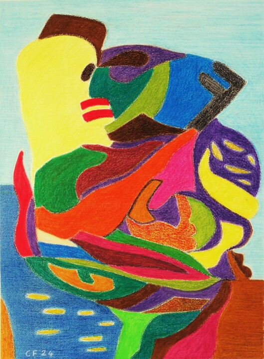 Ansiogenesi-Anxiogenicity Disegno, 30,3x22,4 in
