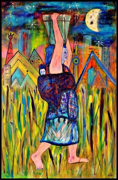 绘画,  45.7x29.5 in 