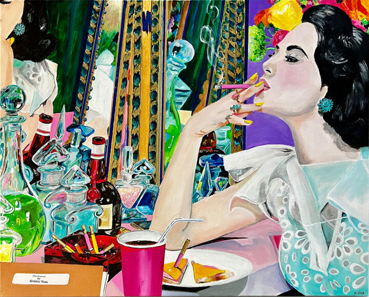 The Actress 绘画, 24x30 in