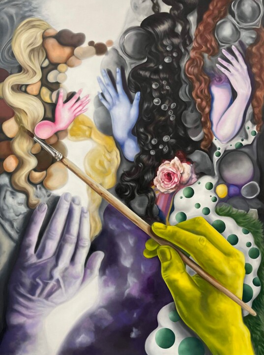 绘画,  48x36 in 