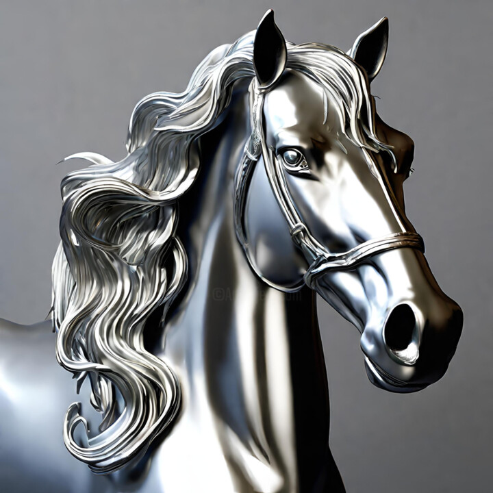 Silver Horse 数字艺术