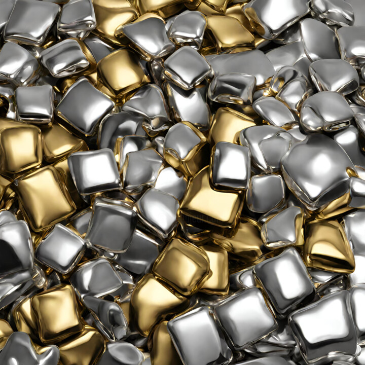 Gold and silver 数字艺术