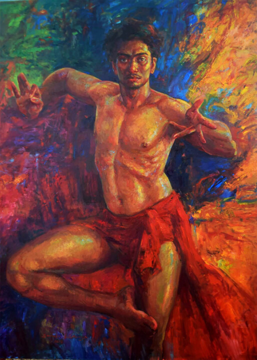 绘画,  55x40 in 