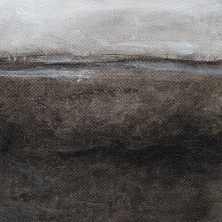 #30, 20x20cms, huile sur papier, 01-2024 Pittura, 7,9x7,9 in