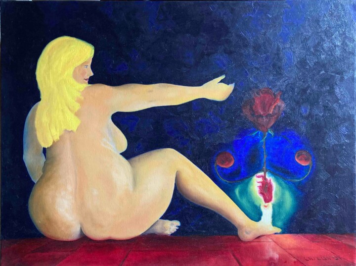 L'appel 绘画, 23.6x27.6 in