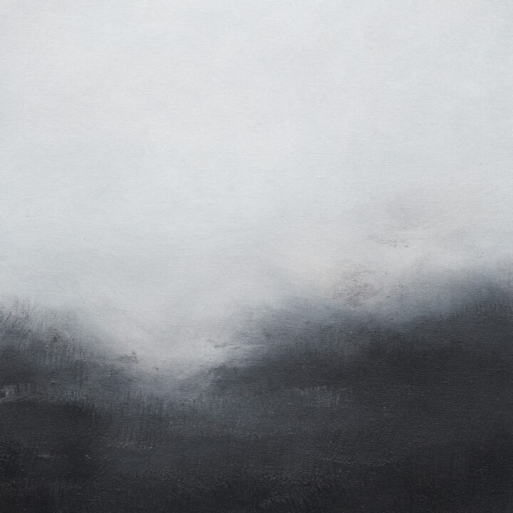 #42, 20x20cms, huile sur toile, 01-2024 绘画, 7.9x7.9 in