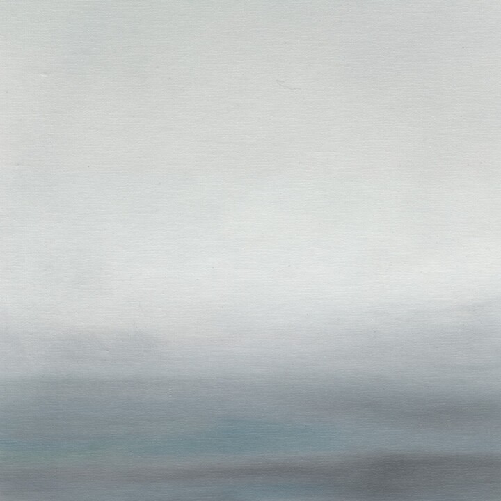 #55, 20x20cms, huile sur toile, 02-2024 绘画, 7.9x7.9 in
