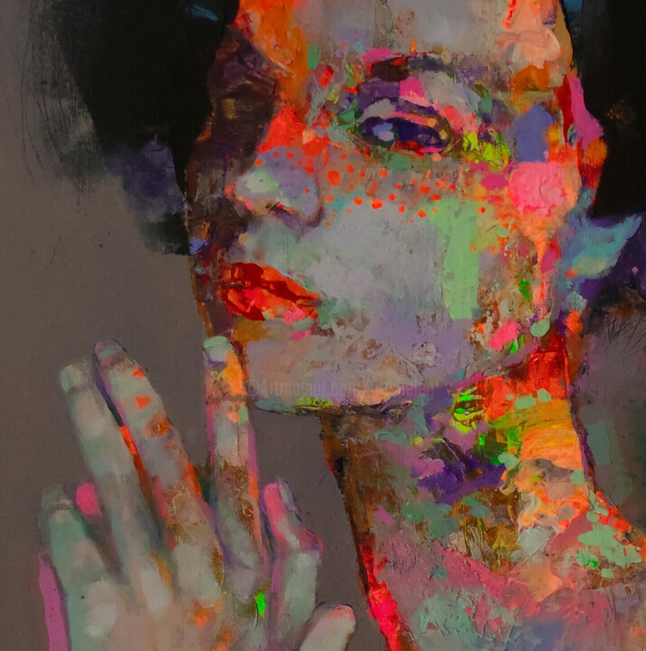 Artwork's surface or texture