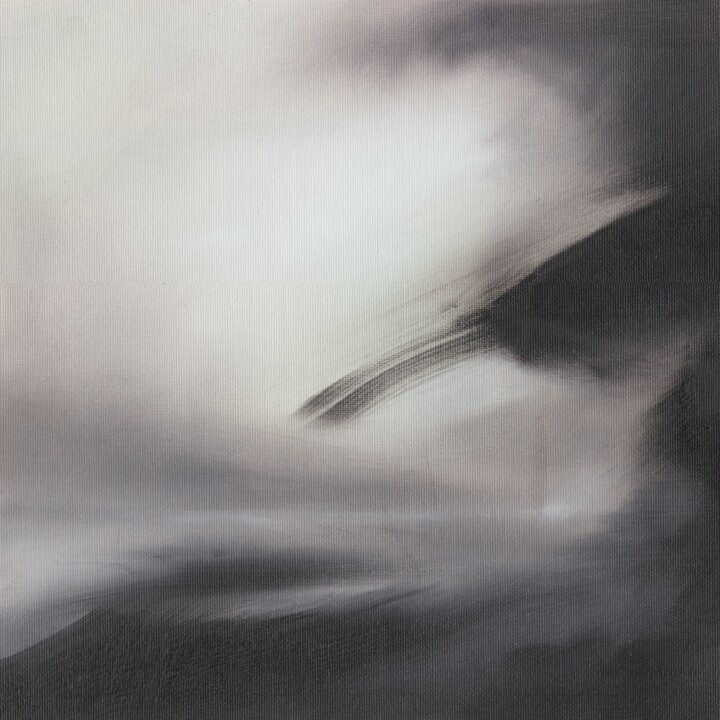 #88, 25x25cms, huile sur toile, 03-2024 Tablo, 9,8x9,8 in