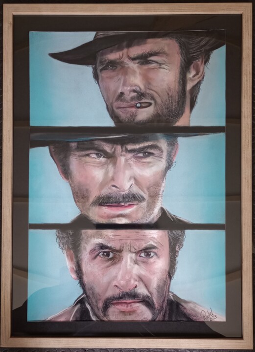 "The Good, the Bad and the Ugly" 图画, 29.5x21.7 in