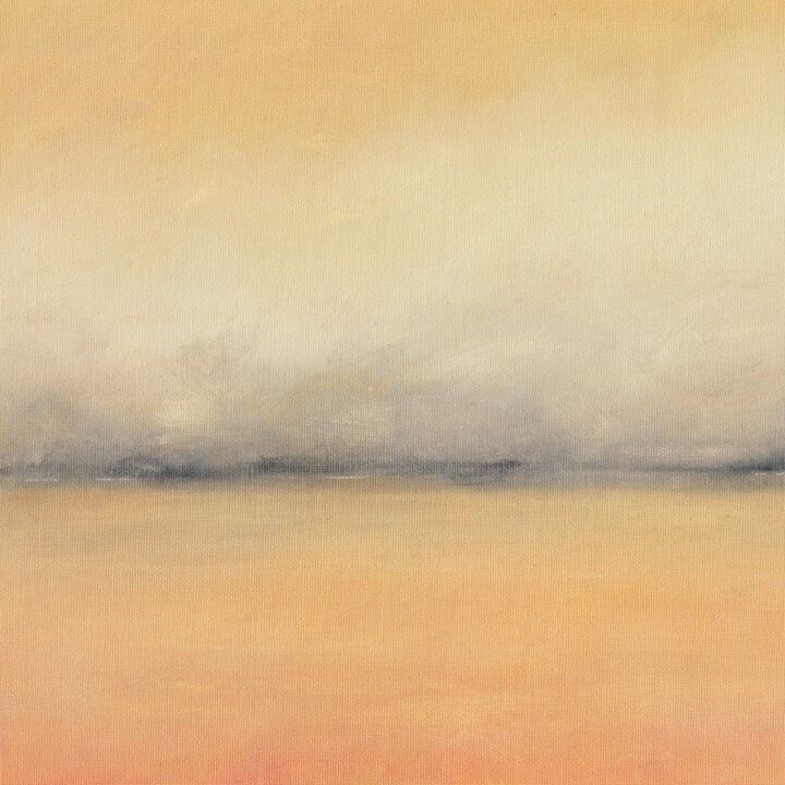 #105, 25x25cms, huile sur toile, 03-2024 Painting, 9.8x9.8 in