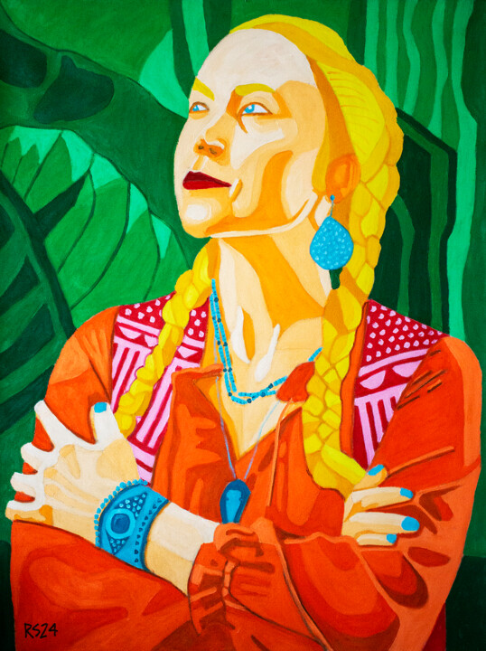 Hannah No. 8 绘画, 40x30 in
