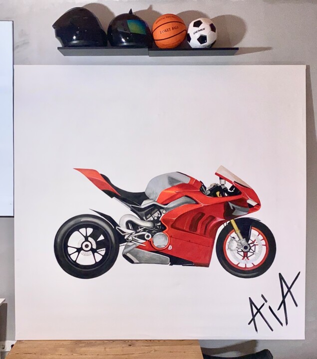 "Moto life" başlıklı Tablo Aia Artist tarafından, Orijinal sanat, Akrilik