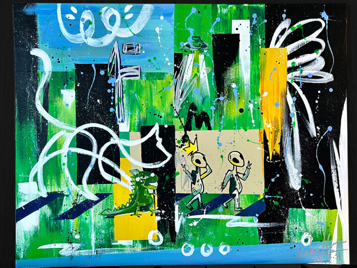 On my way 绘画, 31.5x39.4 in