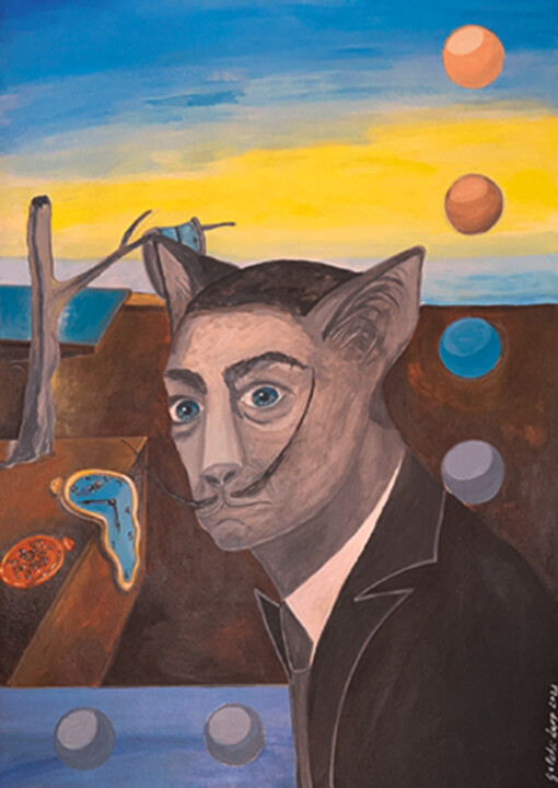 Dalí 绘画, 15.8x11.7 in