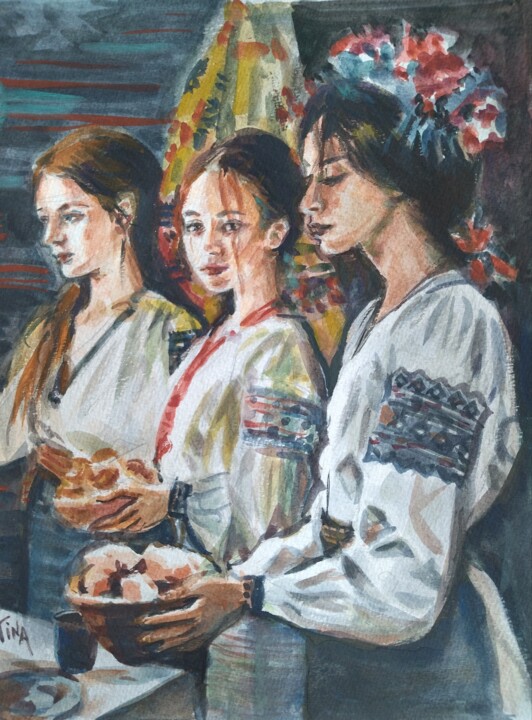 绘画,  11.8x9.5 in 