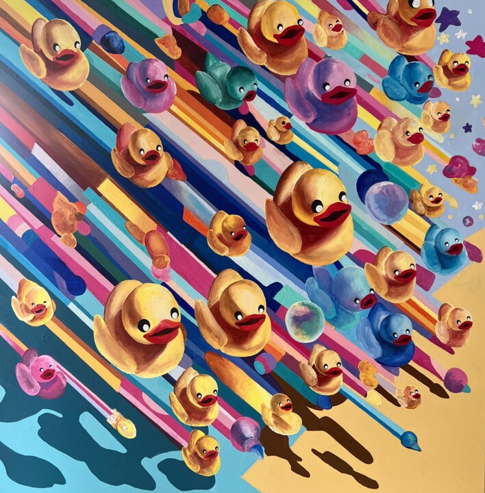 绘画,  36x36 in 