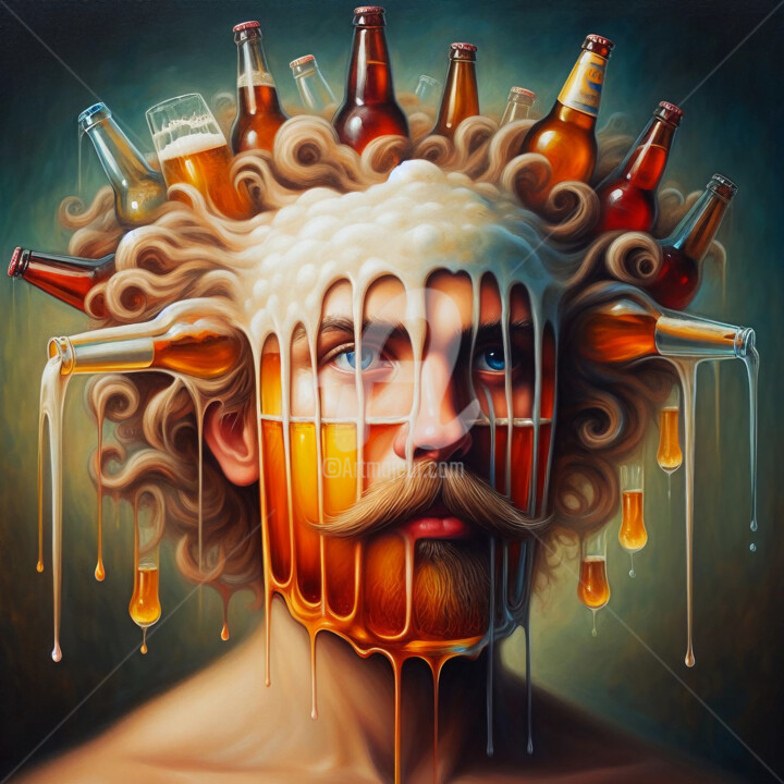 Beer man. 数字艺术
