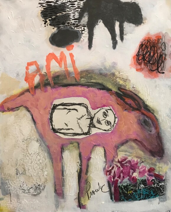绘画,  29.9x24 in 