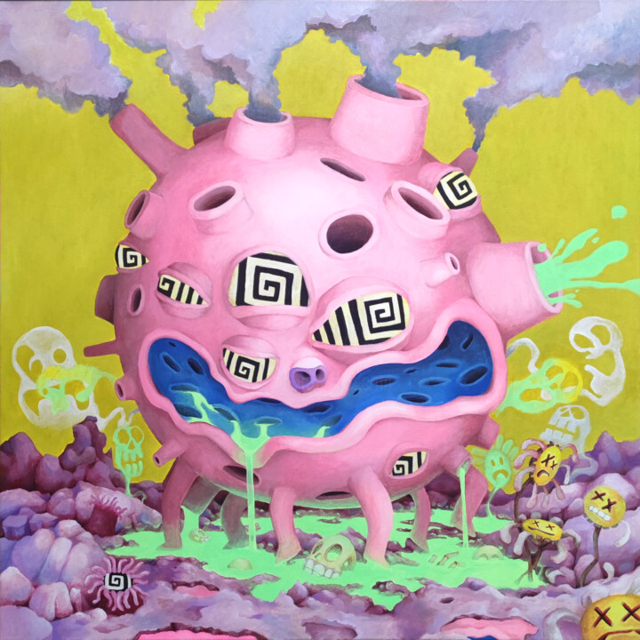 绘画,  23.6x23.6 in 