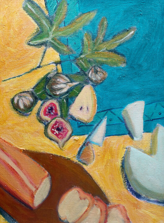 Eastern temptation Food Still Life Mix Media Painting 绘画, 15.8x11.8 in