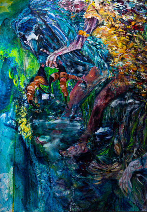 绘画,  98.4x70.9 in 