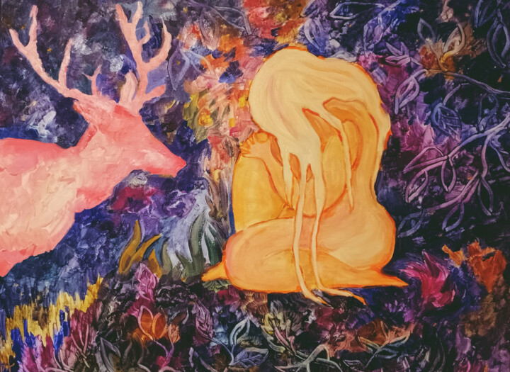 Echoes of the Forest 绘画, 23.6x31.5 in