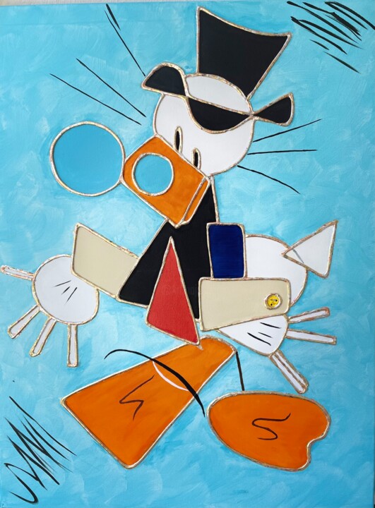 Cubi Scroodge 绘画, 31.5x23.6 in
