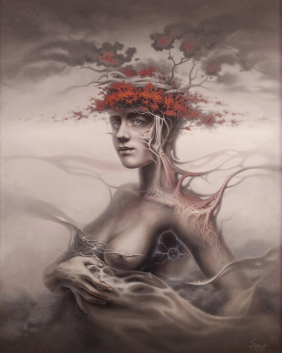Trans-fusion de l'imaginaire 绘画, 39.4x31.5 in