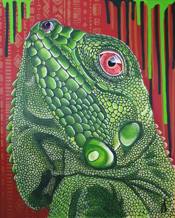 绘画,  16.1x13 in 